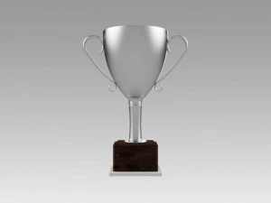 silver trophy 3D Model