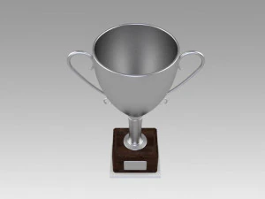silver trophy 3D Model