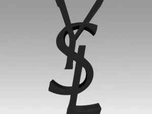 логотип Ів Сен Лоран 3D Модель