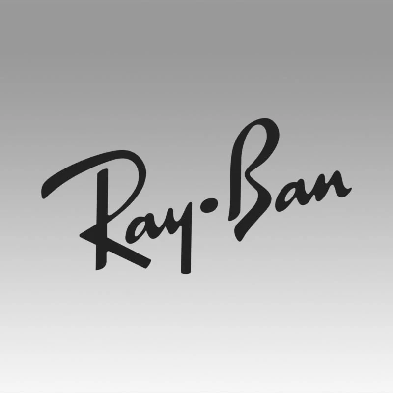 ray ban logo 3D Model .c4d .max .obj .3ds .fbx .stl .blend 