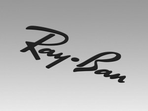 ray ban logo 3D Модель