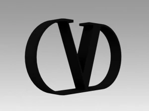 valentino logo 3D Model