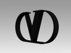 valentino logo 3D Model