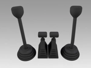 control levers 3D Model