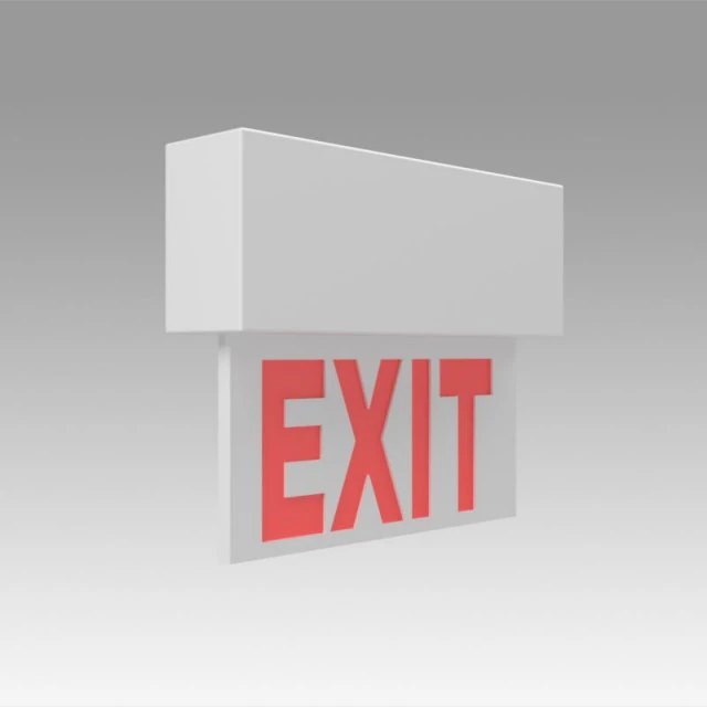 sinal de sa&iacute;da Modelo 3D .c4d .max .obj .3ds .fbx .stl .blend 