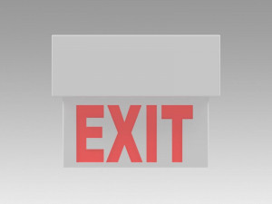 exit sign 3D-Modell