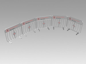 fencing in the moscow metro 3D Model