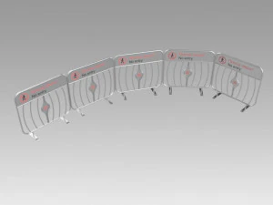 fencing in the moscow metro 3D Model