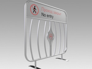 fencing in the moscow metro 3D Model