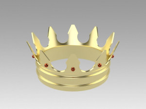 gold crown 3D Model