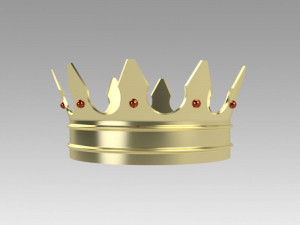gold crown 3D Model