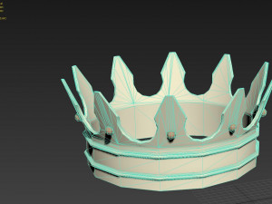 gold crown 3D Model