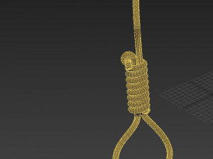 hangman knot 3D 모델