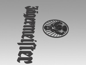 jagermeister logo Modelo 3D