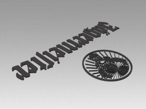 jagermeister logo Modelo 3D