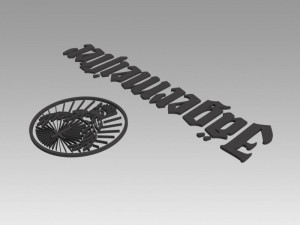jagermeister logo Modelo 3D