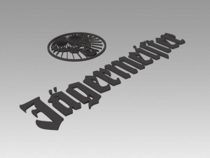 jagermeister logo Modelo 3D