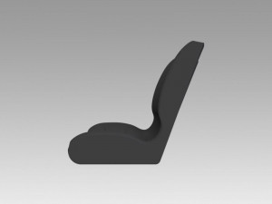 loader excavator seat 3D Model