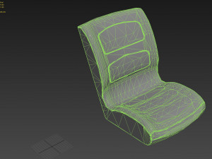 loader excavator seat 3D Model