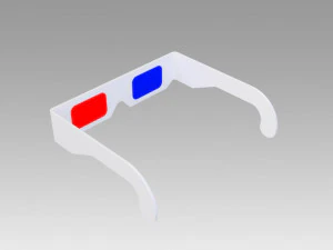 paper 3d glasses 3D Model