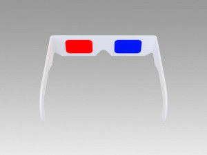 paper 3d glasses Model 3D