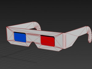 paper 3d glasses Model 3D