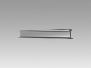 rail railway Modelo 3D