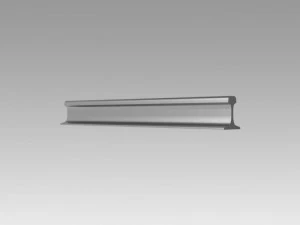 rail railway 3D Model