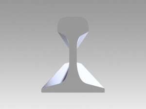 rail railway Modelo 3D