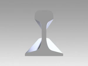 rail railway 3D Model