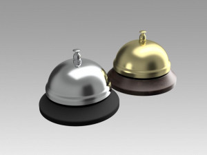 reception bell 3D 모델