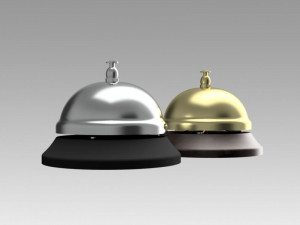 reception bell 3D Модель