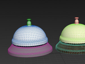 reception bell 3D Модель