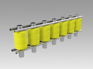 roller road fence 3D Модель