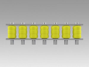 roller road fence Modelo 3D