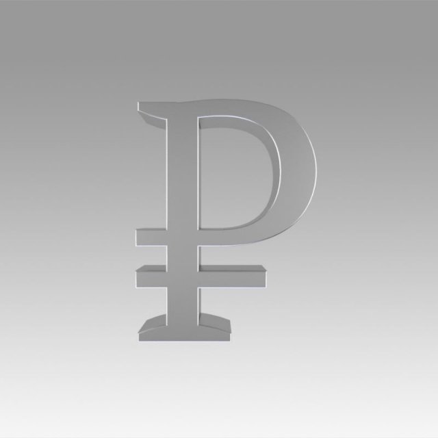 ruble 3D Model .c4d .max .obj .3ds .fbx .stl .blend