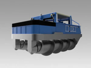 screw terrain vehicle zil-2906 3D Model