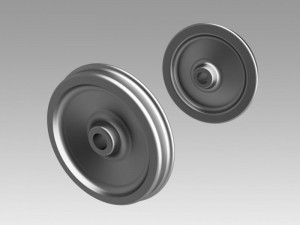 train wheel 3D Model