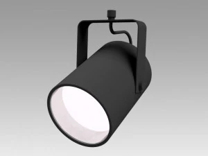 riflettori dello studio televisivo Modello 3D