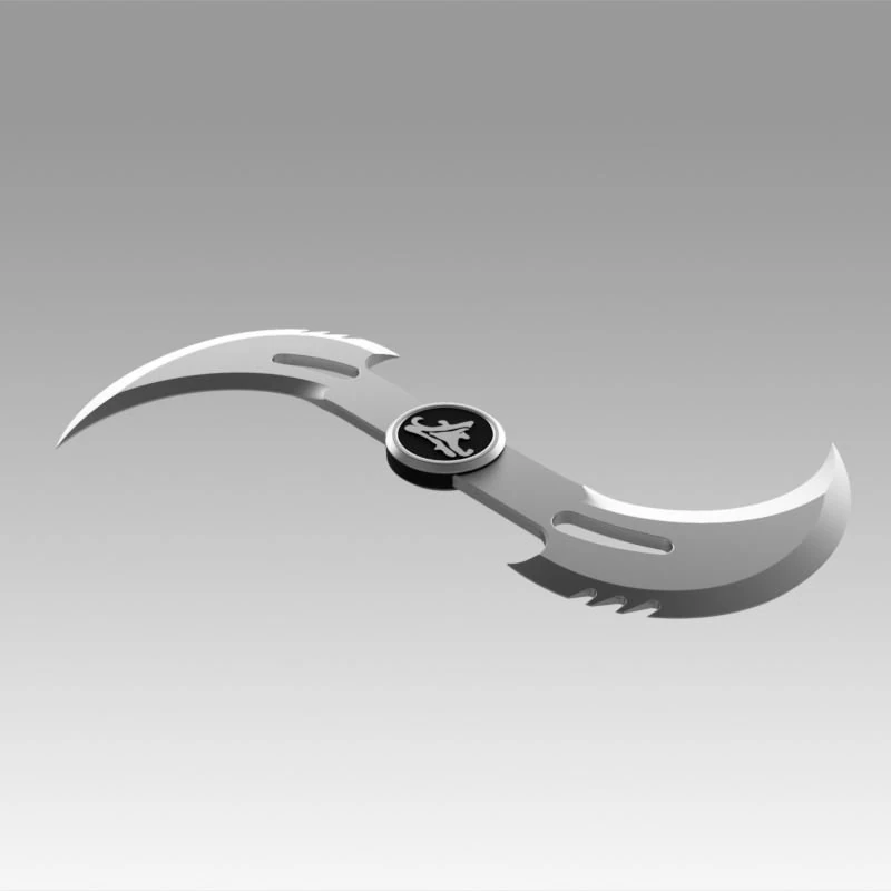 twisting sword from blade movie 3D Model .c4d .max .obj .3ds .fbx .stl .blend
