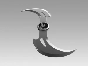 twisting sword from blade movie 3D Model
