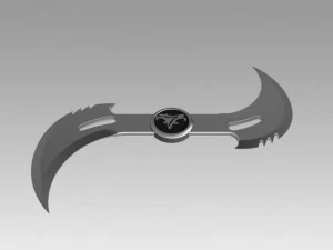 twisting sword from blade movie 3D Model