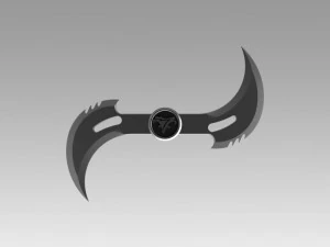 twisting sword from blade movie 3D Model