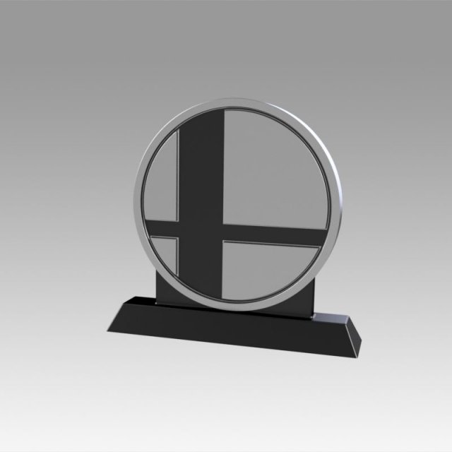 smash coin trophy Modelo de impresión 3D .c4d .max .obj .3ds .fbx .stl .blend 