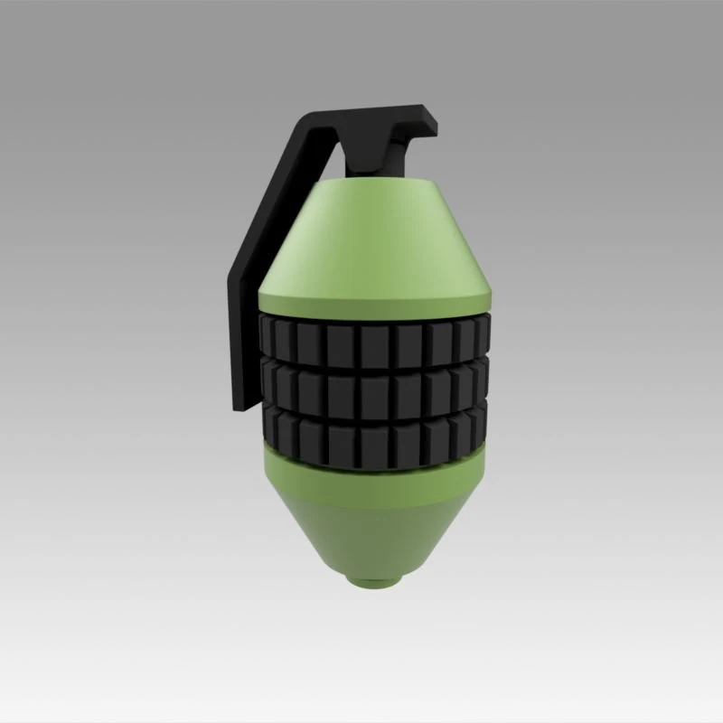 fallout 3 hand grenade 3d printed kit 3D Print Model .c4d .max .obj .3ds .fbx .stl .blend 