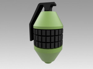 fallout 3 hand grenade 3d printed kit Modelo de impresión 3D