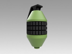 fallout 3 hand grenade 3d printed kit Modèles 3D en vedette