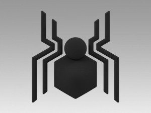 spiderman homecoming chest logo Modelo 3D