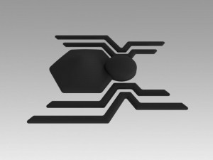 spiderman homecoming chest logo 3D मॉडल