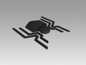 spiderman homecoming chest logo 3D मॉडल